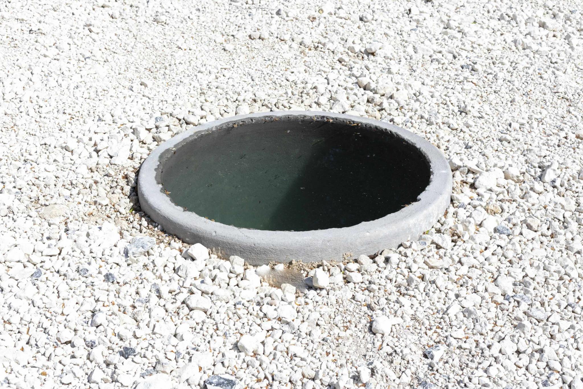 detail of an earthwork