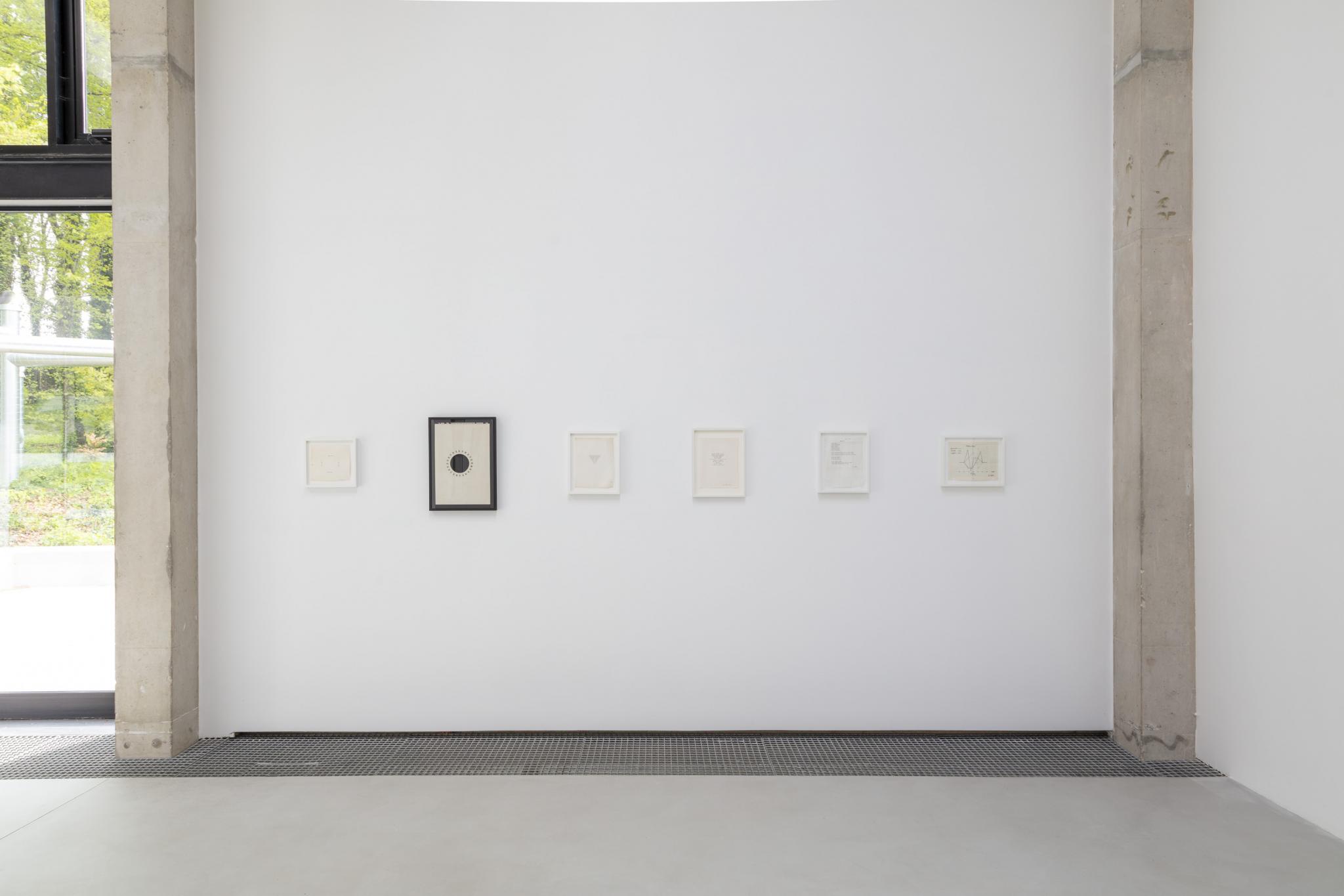 installation view of an indoor exhibition