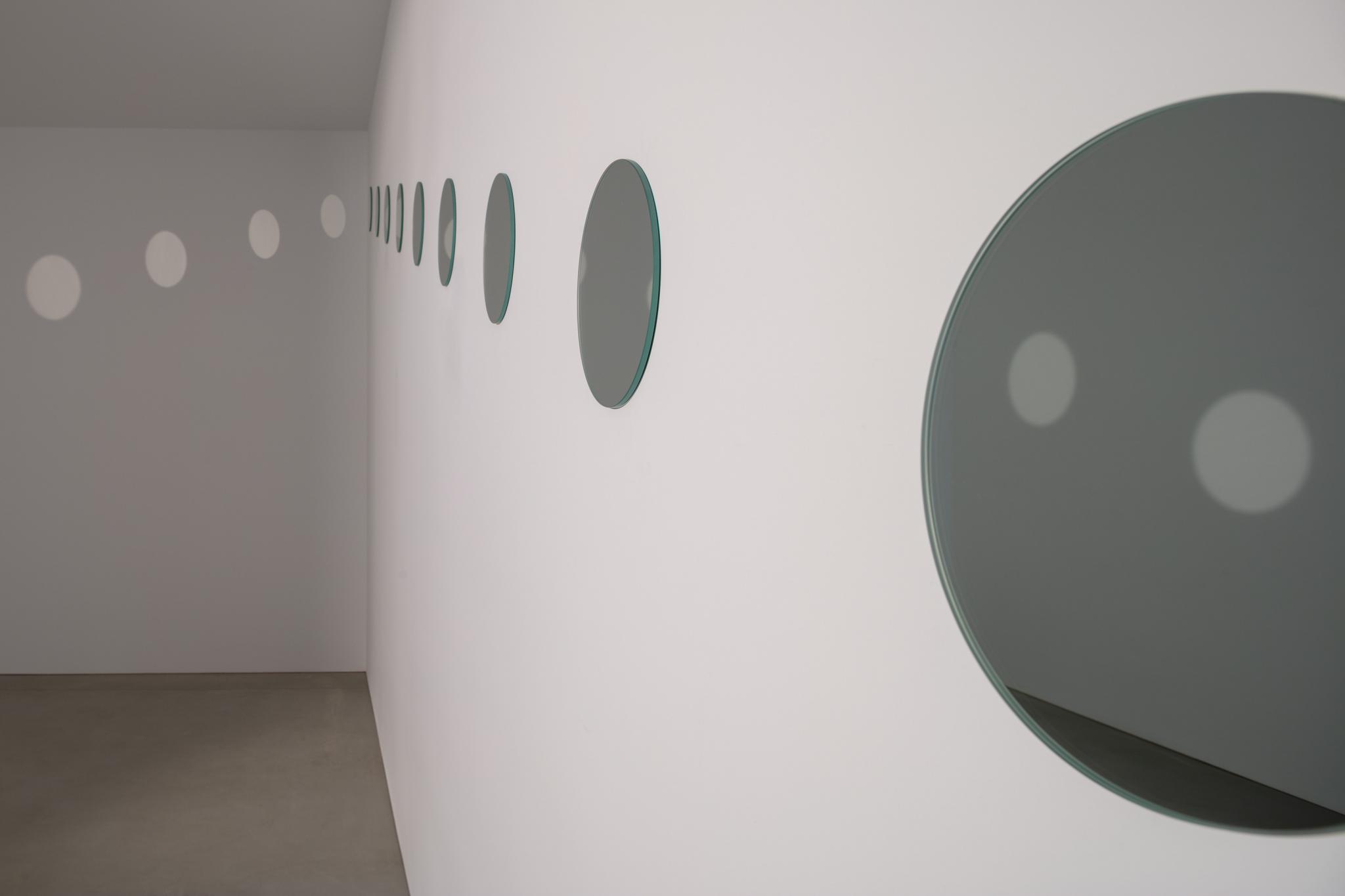 detail of an artwork with mirrors