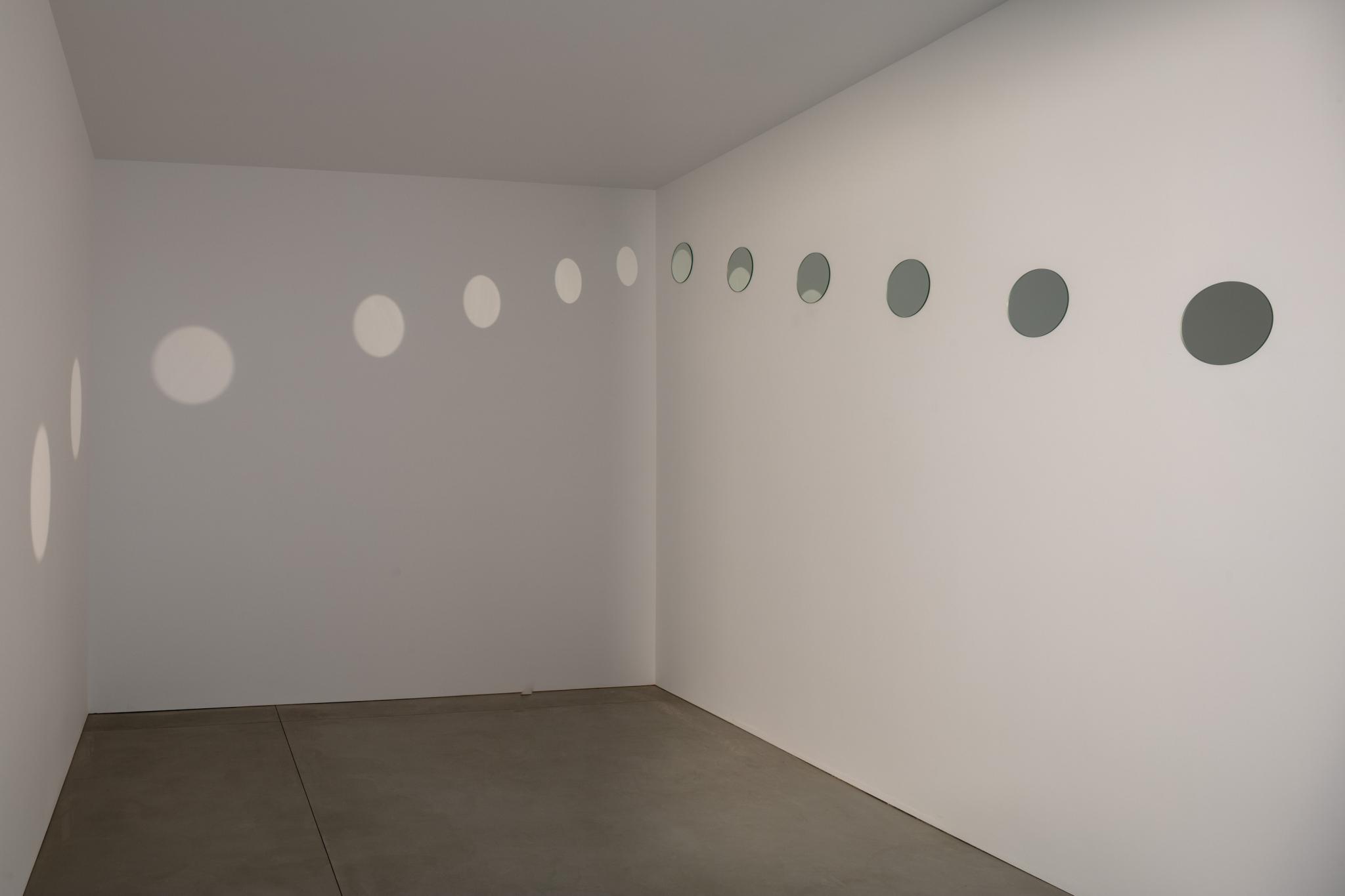 detail of an artwork with mirrors