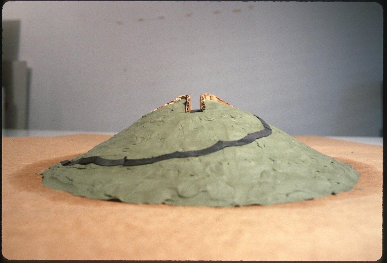 model of a campus sculpture
