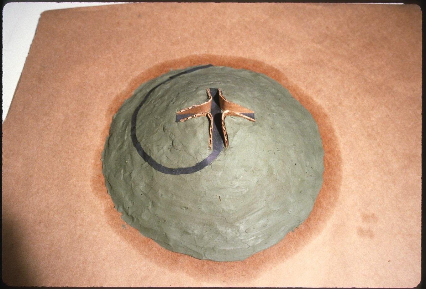 model of a campus sculpture