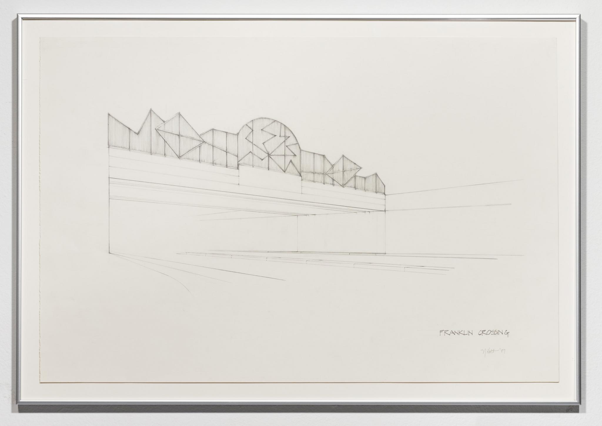 drawing for a public sculpture