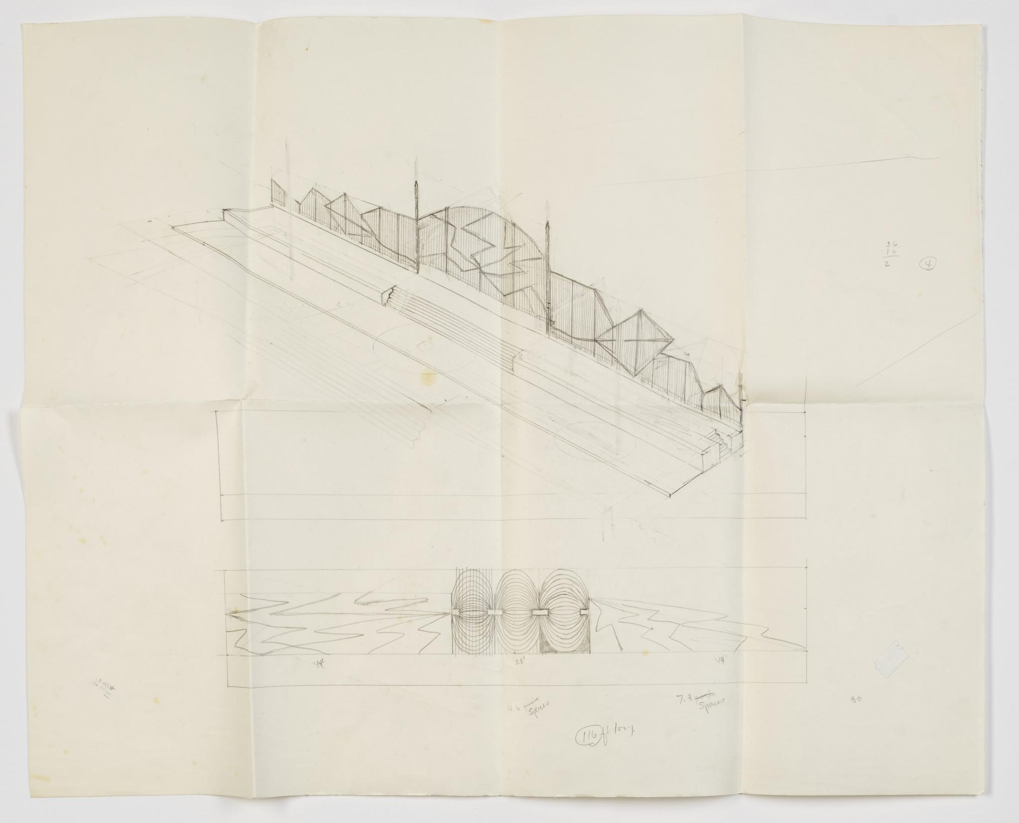 drawing for a public sculpture