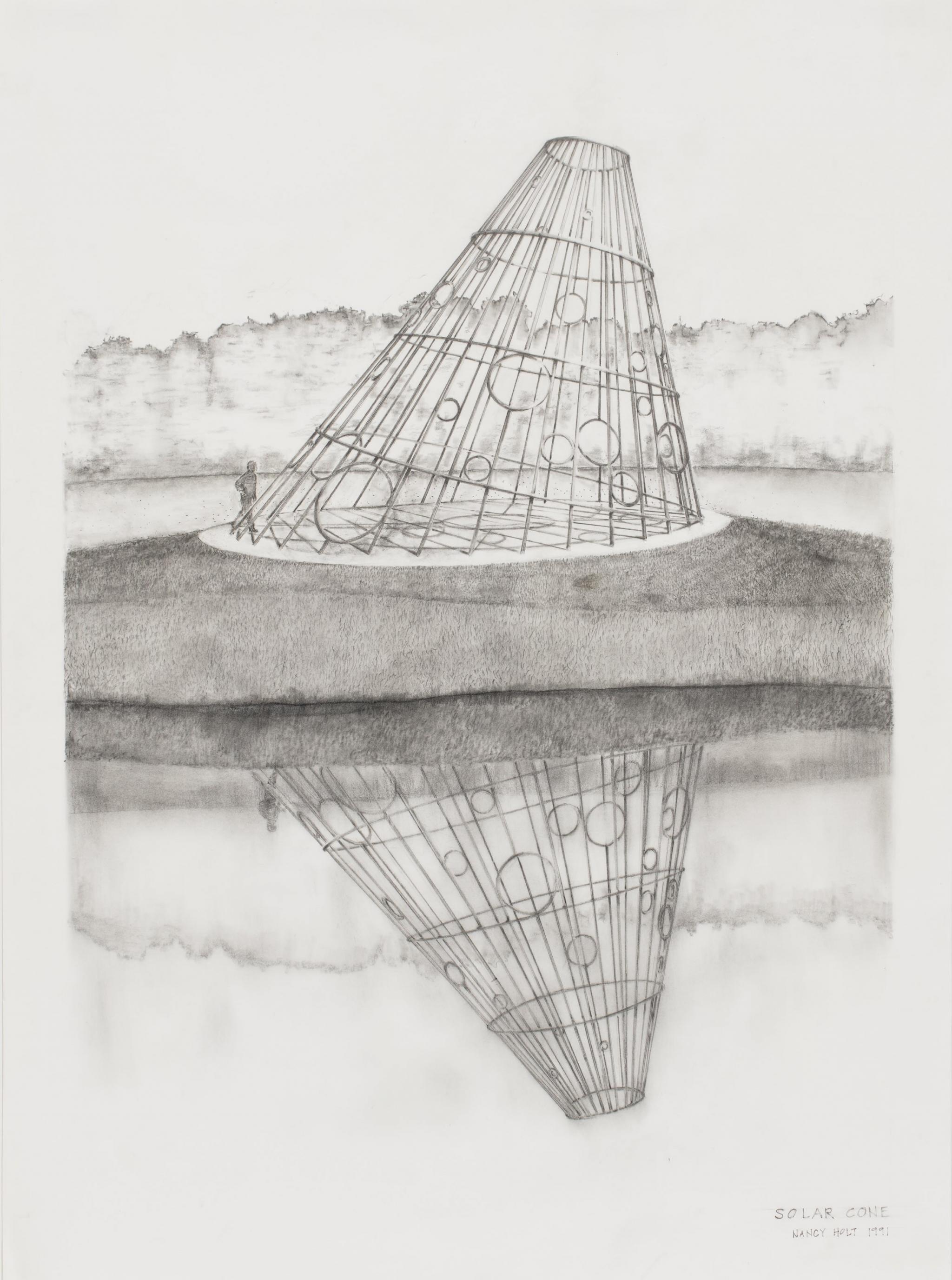 pencil drawing for an outdoor sculpture