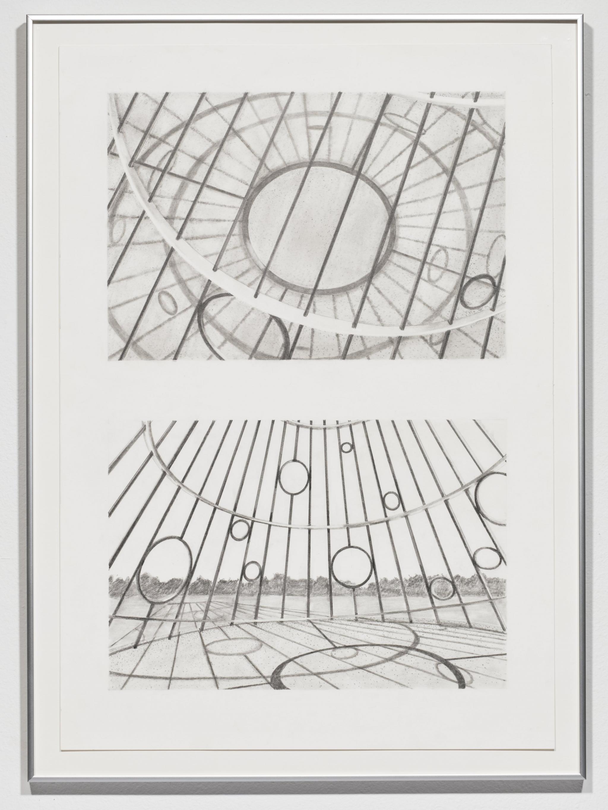 pencil drawing for an outdoor sculpture