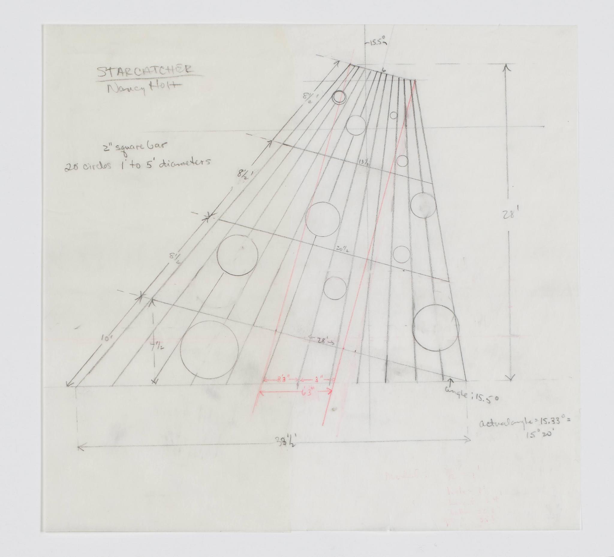 pencil drawing for an outdoor sculpture