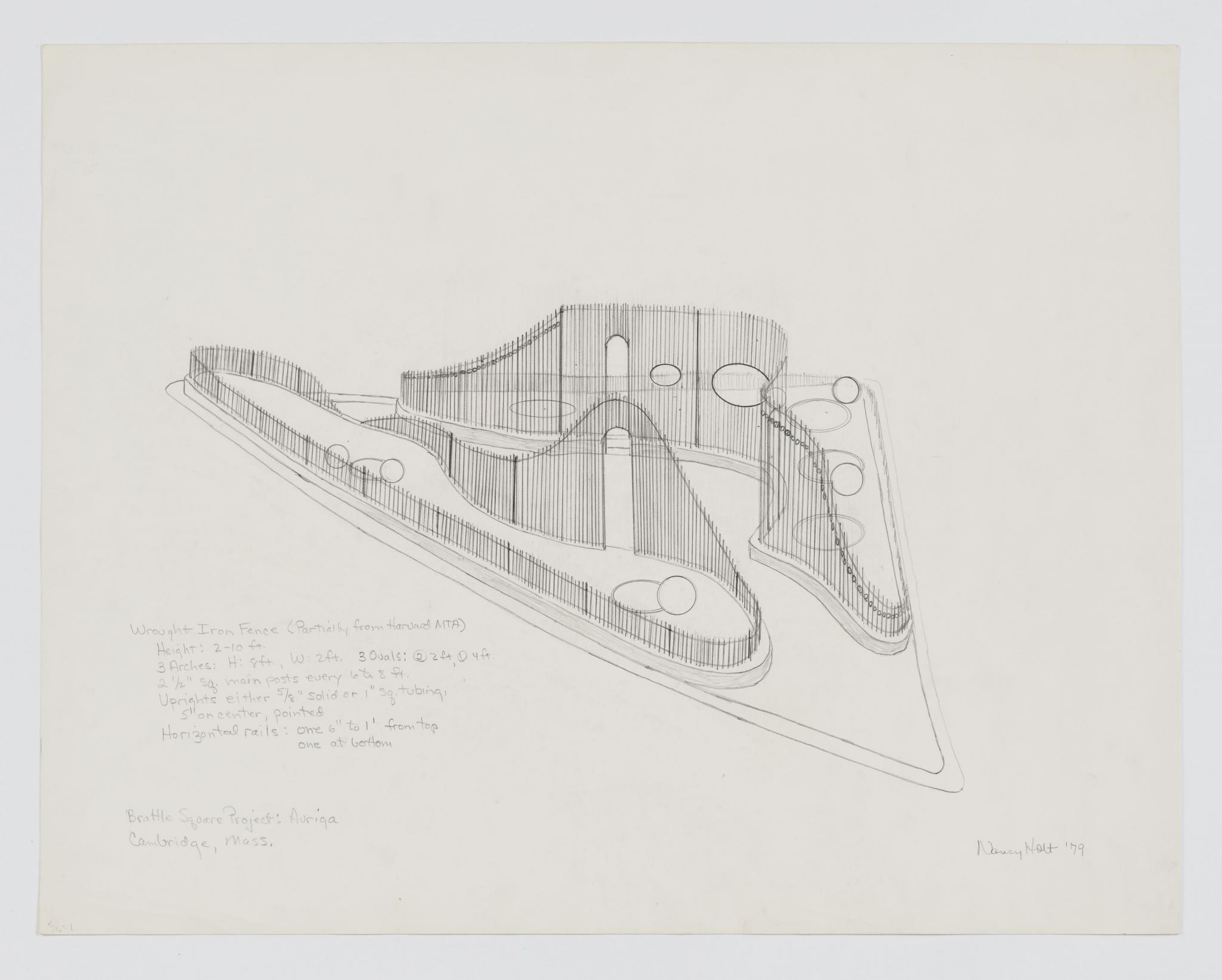 Pencil drawing for a public art project