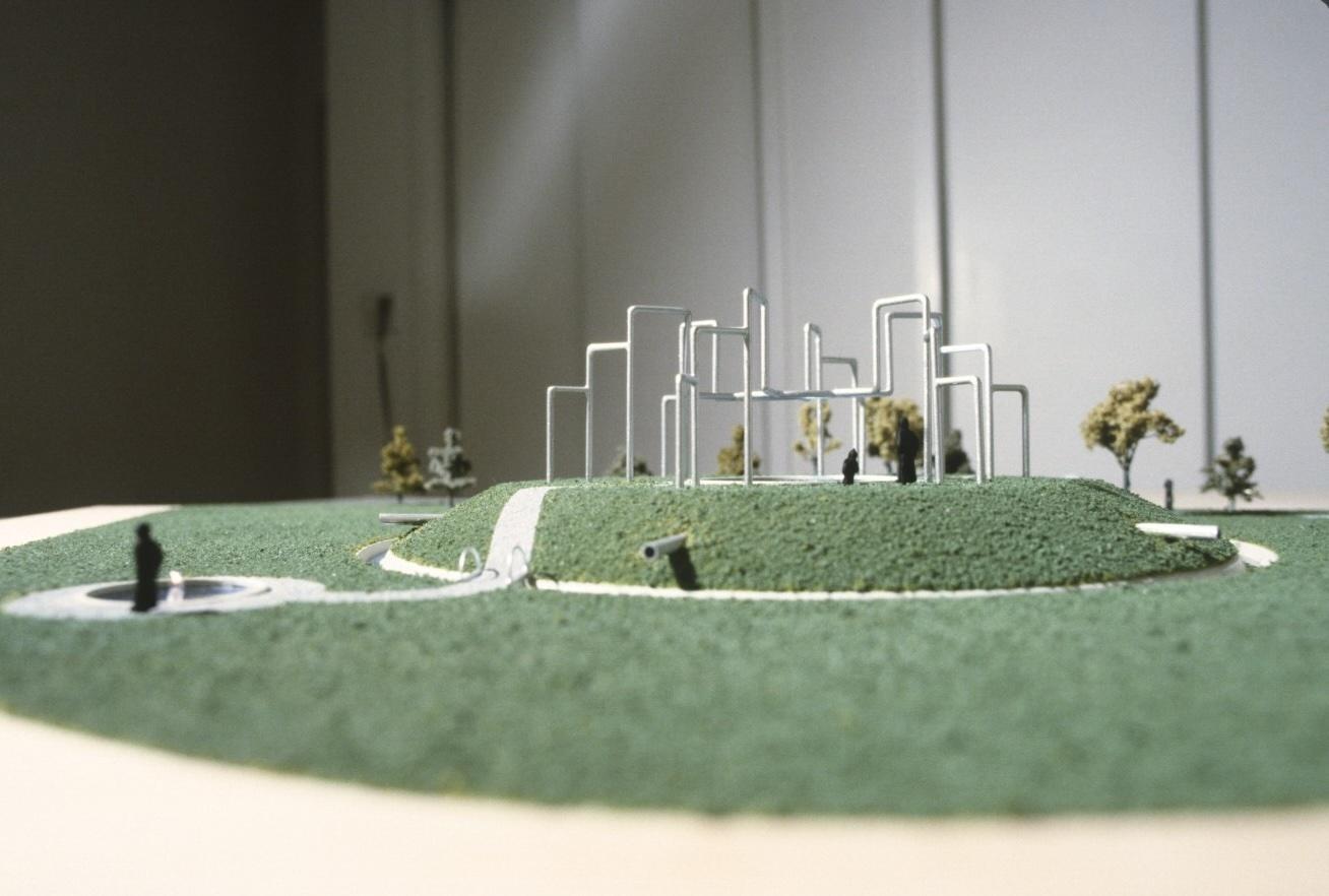 model for an outdoor sculpture