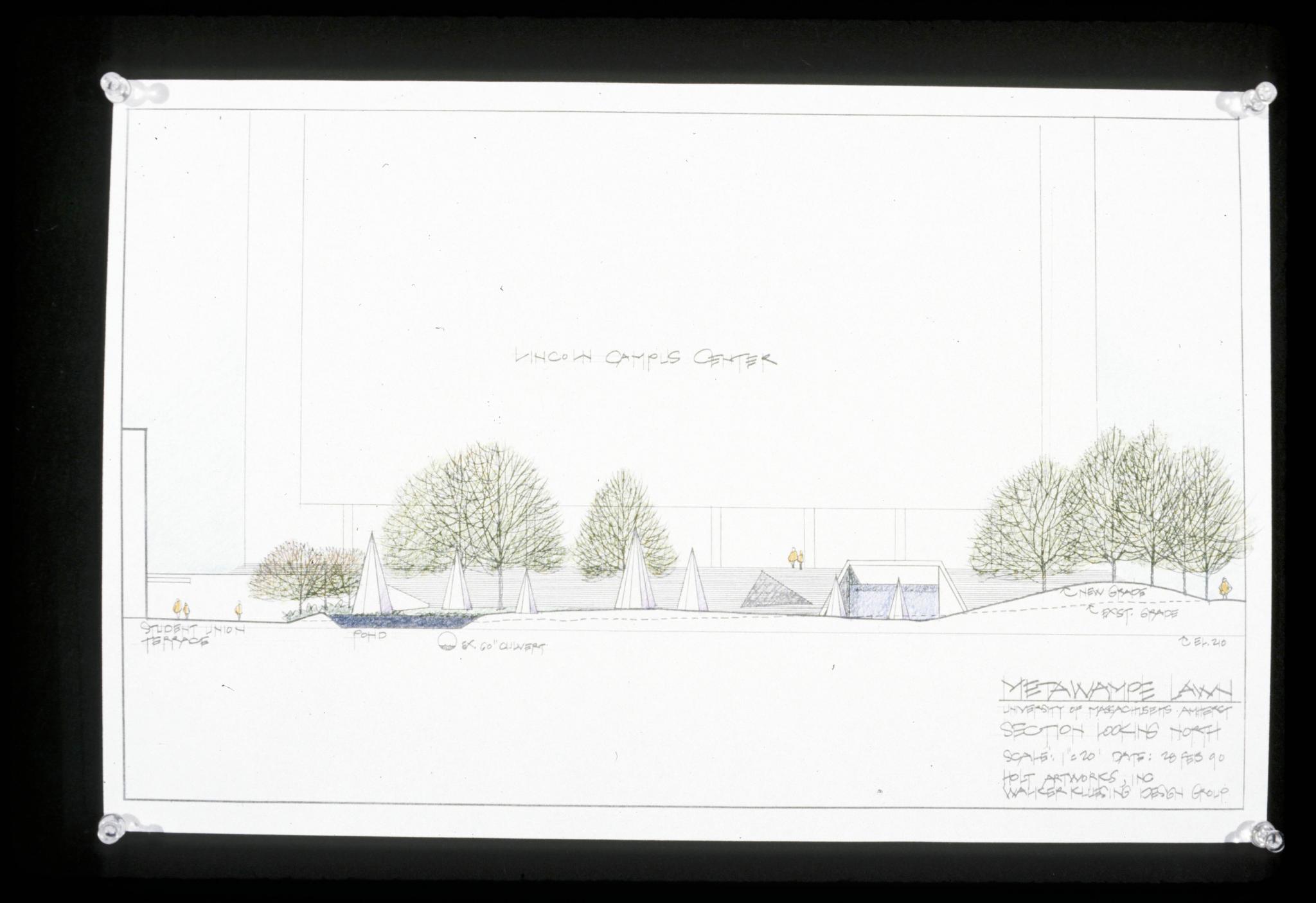 Drawing for Nancy HoltThe Sky’s the Limit, 1990
